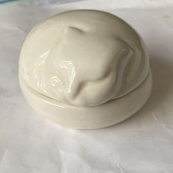 Vintage Tiffany&co. Sleeping Cat Trinket Box 