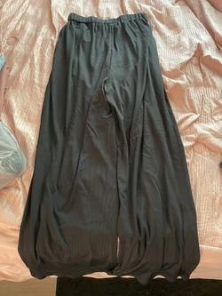 Long Black Silky Pants