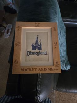 Awesome Disney wood 8x10 picture frame
