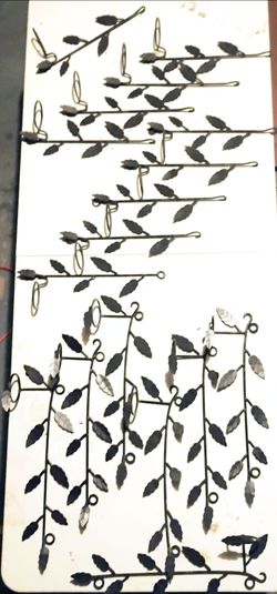 Candle votive iron leaf holder 18 votive holder