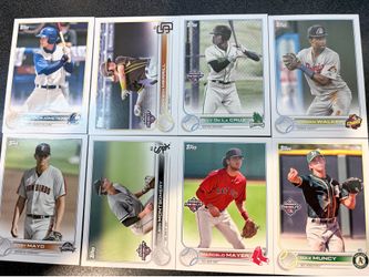 Topps 2022 Pro Debut 8 Card lot
