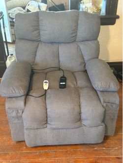 Power lift chair with heat and massage
