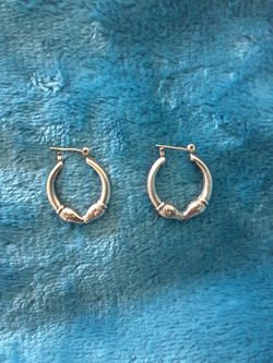 Sterling silver earrings hoops