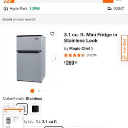 magic chef mini fridge