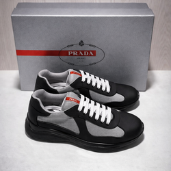 Prada black and grey trainers #lifestyle
