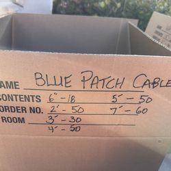 Rj45 Blue Cat6 patch cables