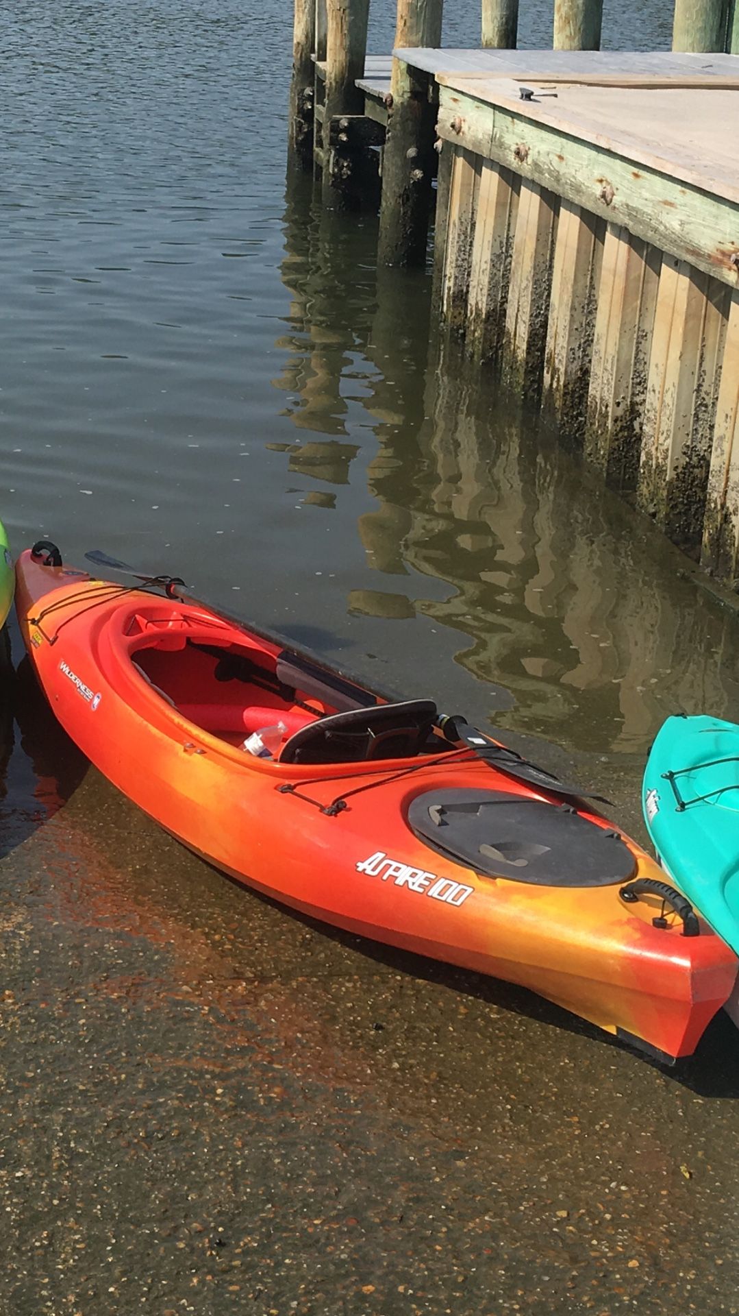 Wilderness Aspire 100 Kayak with Carbon fiber Aquabound paddle
