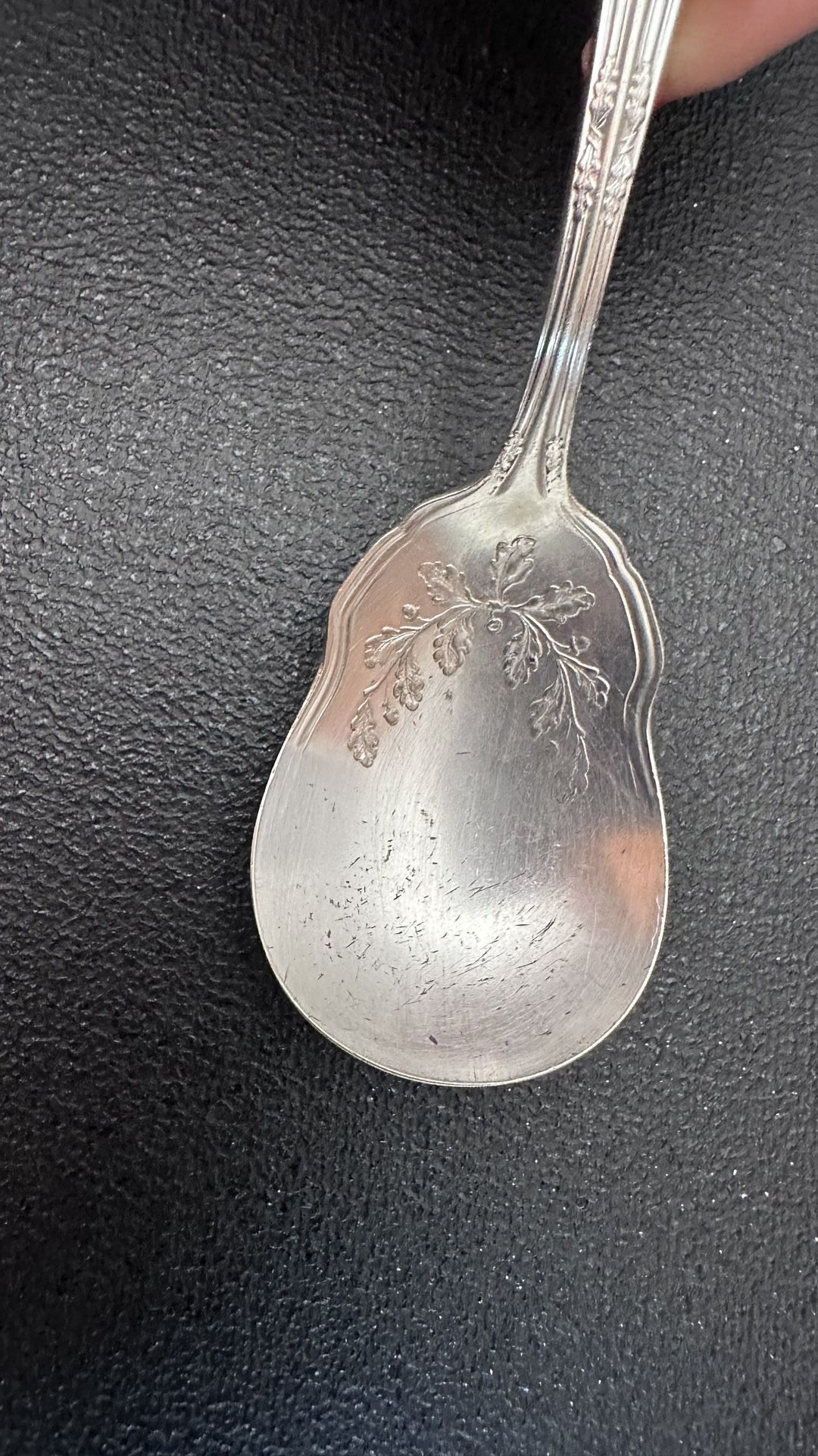 Elegant Antique Spoon with Floral Design
