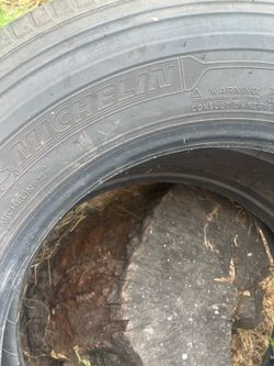 2Used Michelin 245/70r/19.5 tires