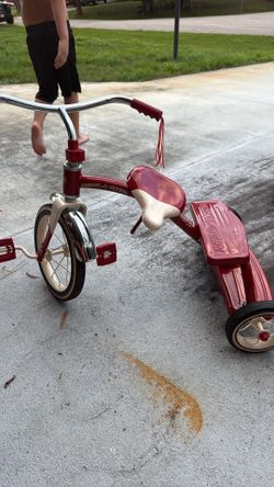 Original red flyer tricycle