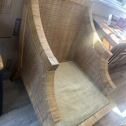 Woven Rattan/Wicker Armchair