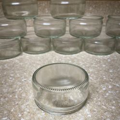 Glass Jars Petit Pot 3"x1.5" , Craft, Tea Light,  Wedding. 