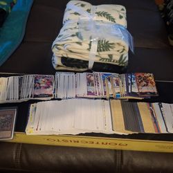 Yugioh And One Piece Cards.