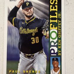 2026 Topps Series 1 Topps Profiles by Ken Griffey Jr - Paul Skenes - Pirates