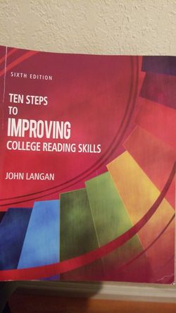 Sixth edition college reading skills