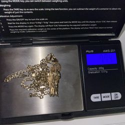 10k San Judas Gold Chain Set