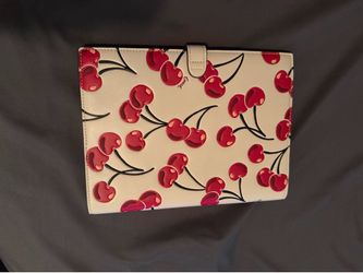Coach Notebook with Cherry Print