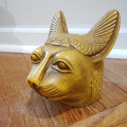 Replica Bastet Goddess head- Cat goddess - Egyptian Bastet for sale - home decor cat - Bastet statue - cat goddess


Replica Bastet Goddess head- Cat 