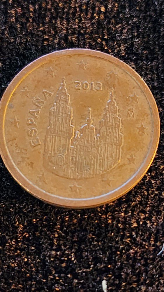 Coin 2 cents Spain 