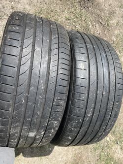 265/35/21 Continental tires matching pair(2)
