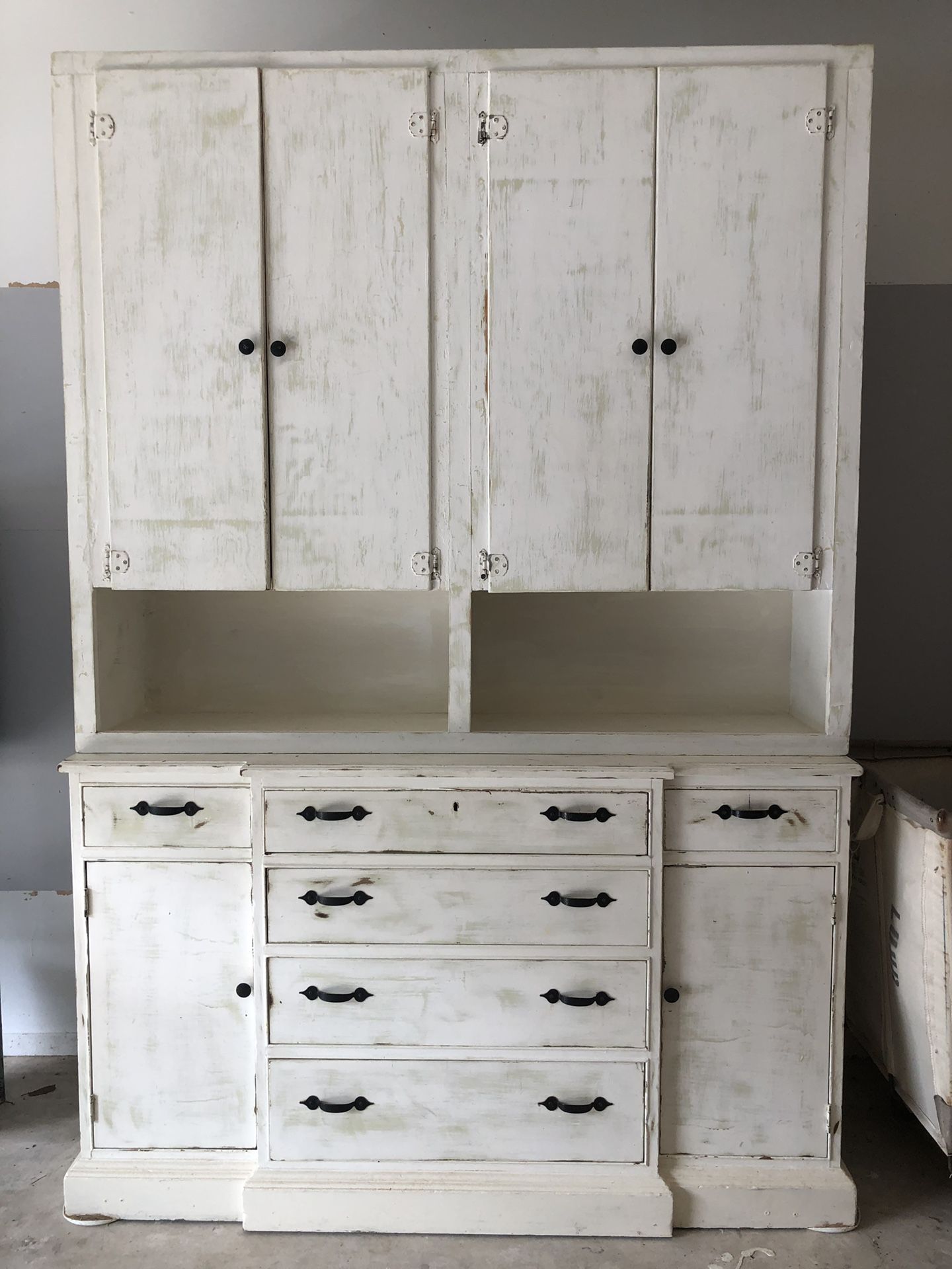 Antique Cabinet and Hutch