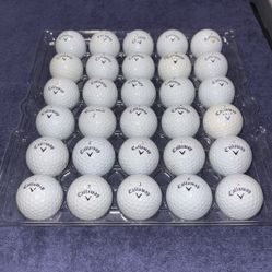 Golf. Balls. Callaway. 30. Balls. 