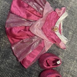 Build A Bear Disney Princess Dress With Shoes