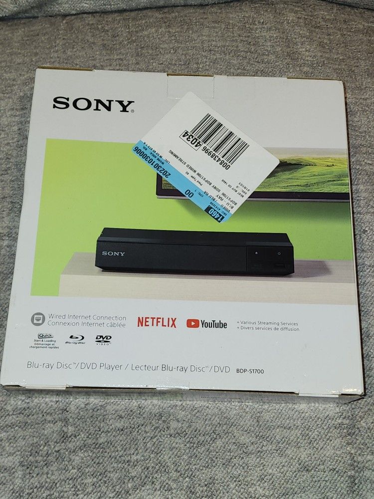 Sony Blu-Ray Disc DVD Player