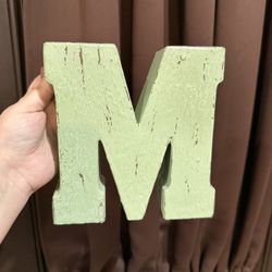Letter M metal Decoration 