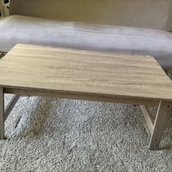 Furinno Beginning Coffee Table, French Oak Grey , 19.45D x 35.59W x 15.63H in