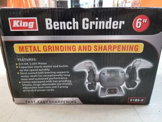 6" BENCH GRINDER/ ESMERIL 6 PULGADAS