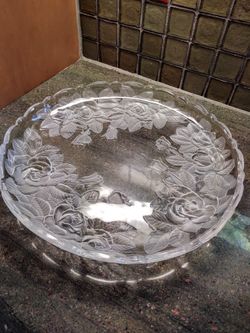 Vintage Studio Nova Crystal Platter