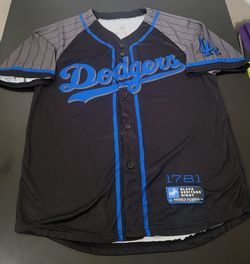 Brand New Dodgers Black Heritage Replica Jersey