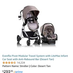 Evenflow Baby Car Seat AND Stroller SET