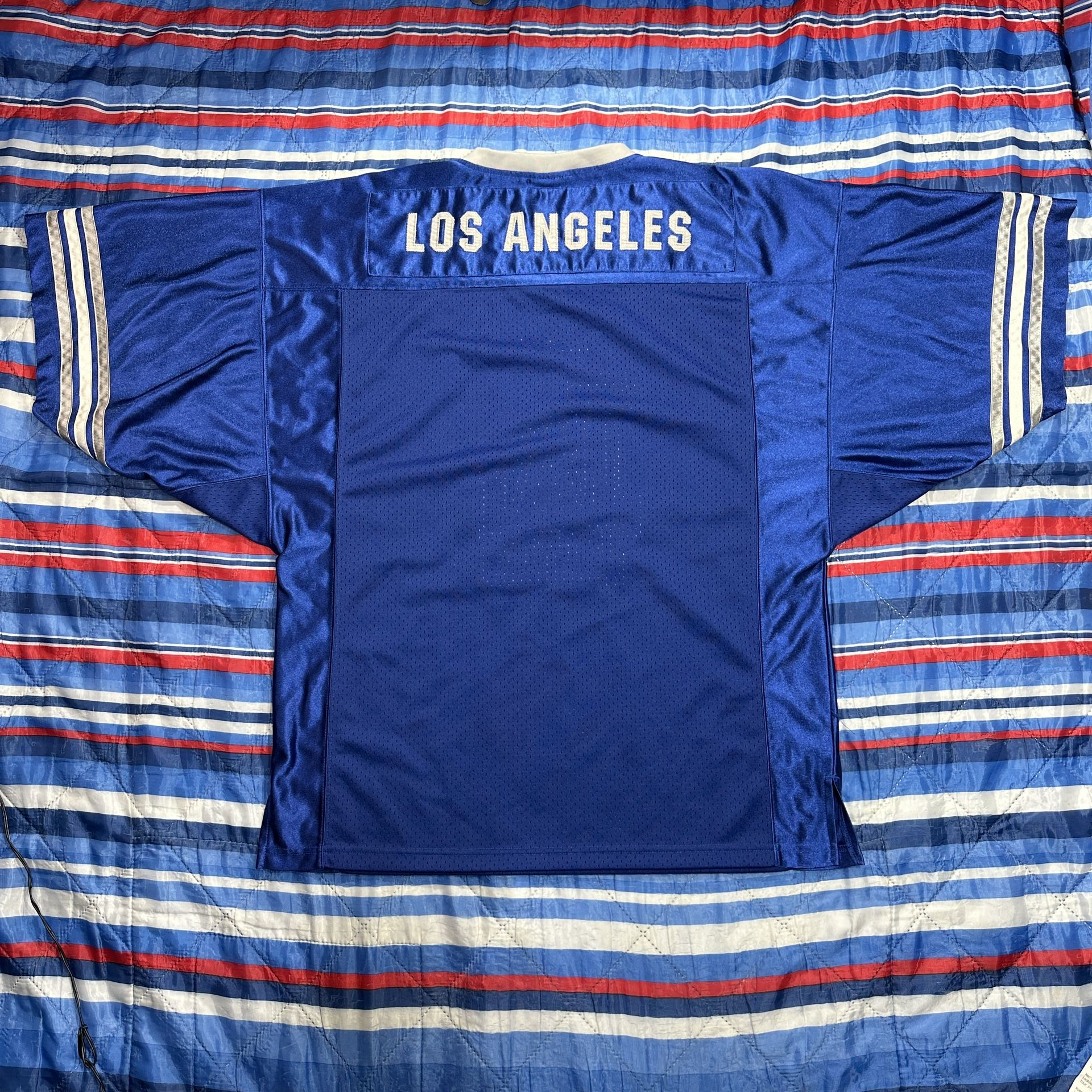 LA Dodgers Men's Size Large Stitches Blue Football Jersey Los Angeles MLB  for Sale in Ontario, CA - OfferUp