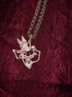 Silver plated Male pendant