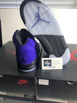 Air Jordan 5 Grape 13' Sz 10