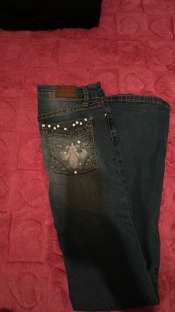 Rhinestone bootcut jeans