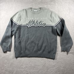 Tna Team National Athletics Sweater Women’s Size S Green Grunge Pullover #2403