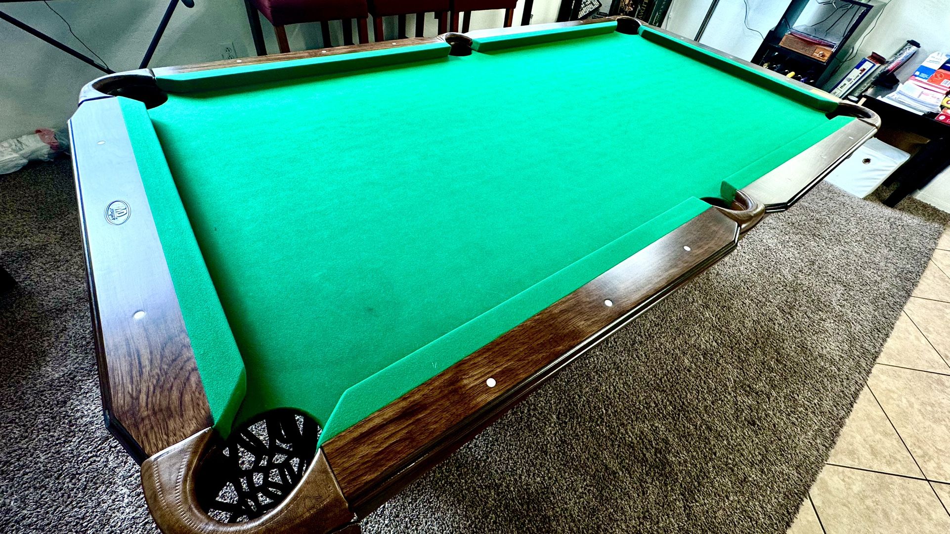 8’ Pool Table In Excellent Condition.