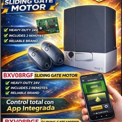 Motor para puertas corredizas