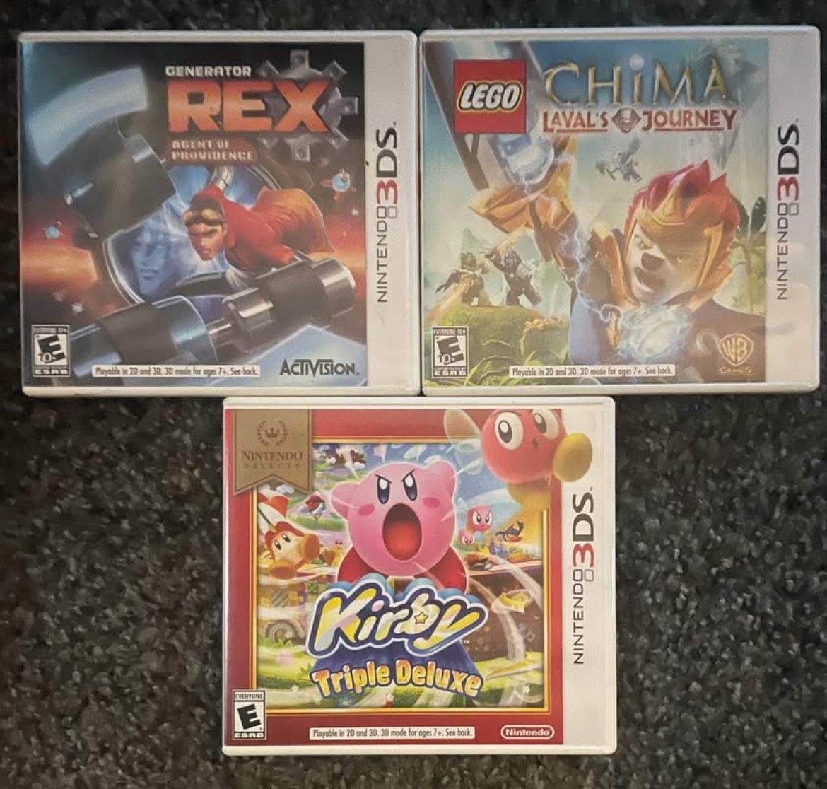 3ds games. Kirby - Rex - chima