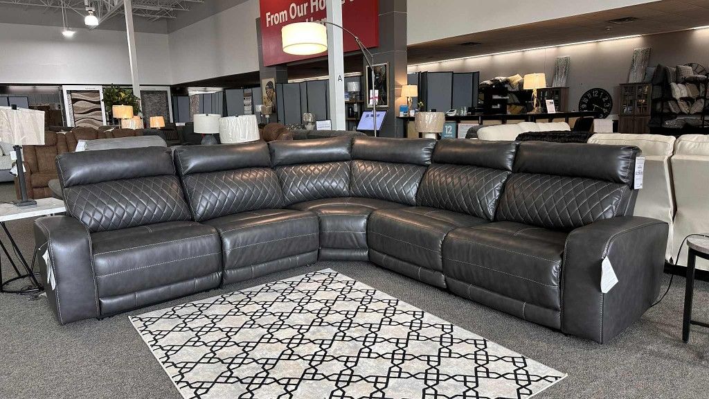 OM• $38 Initial • Brand New Samperstone Reclining Sectional 