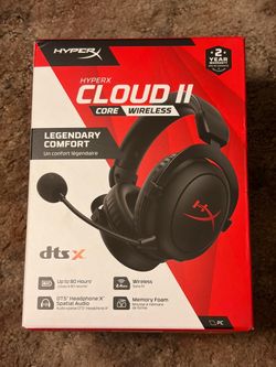HyperX Cloud II Core Wireless Headset for PC - Black/Red