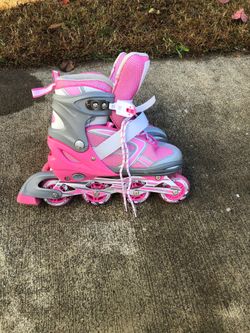 Girls Roller Blades Large 5-8