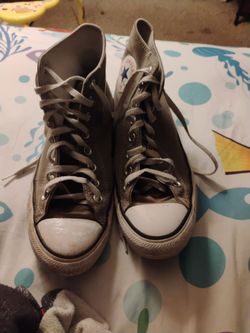 Women's olive green converse sneakers