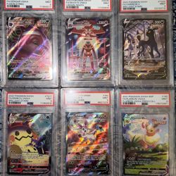 X6 Pokemon PSA 9’s (80%)