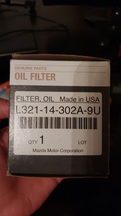 Mazda 3 2.3l oil filter Never Used, Brand New