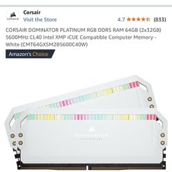 Dominator Memery Stick 64gbz 5600mhz
