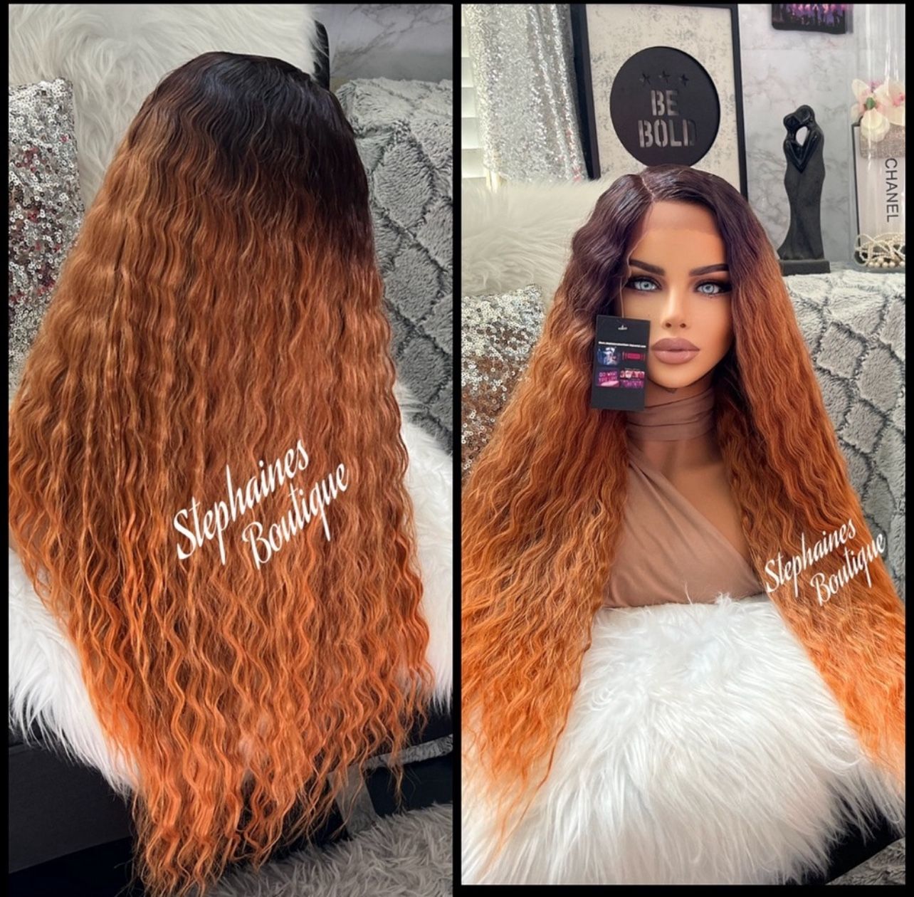 Human Hair Blended Lace Front Wig